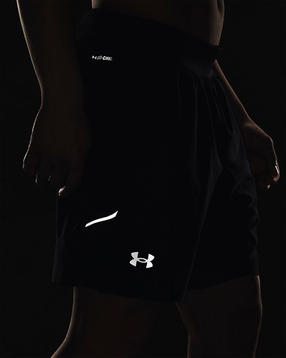 Men's UA Launch Elite 2-in-1 7'' Shorts, Black, pdpMainDesktop image number 4
